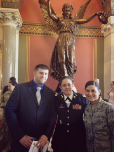 Carlos Garcia, Keynote Speaker Lieutenant Colonel Lesbia Nieves, Merari Antu​nez 