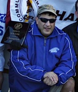 Albertus Magnus Men's Soccer Team Celebrates Winning the 2012 GNAC Championships